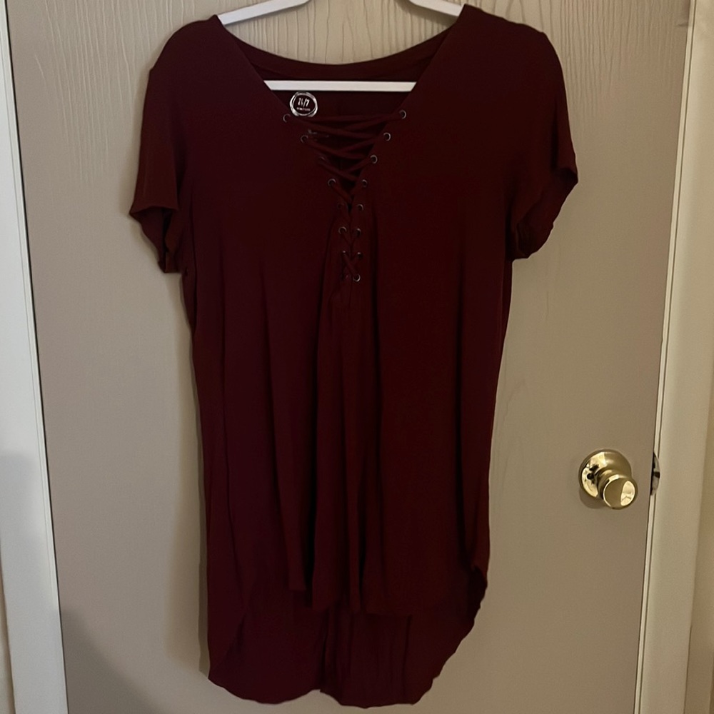 Maurice’s Lace Up Top